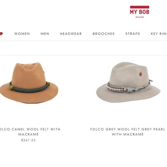 My Bob Use Your Head Mens Hat Cap Fedora FOLCO blue WOOL FELT RARE FIND - Picture 12 of 12